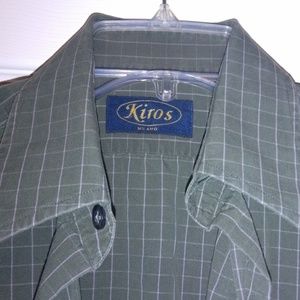 Long sleeve casual button down. Men